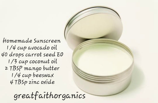 Homemade Sunscreen Recipe