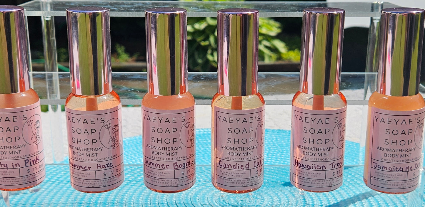 Aromatherapy Body Sprays