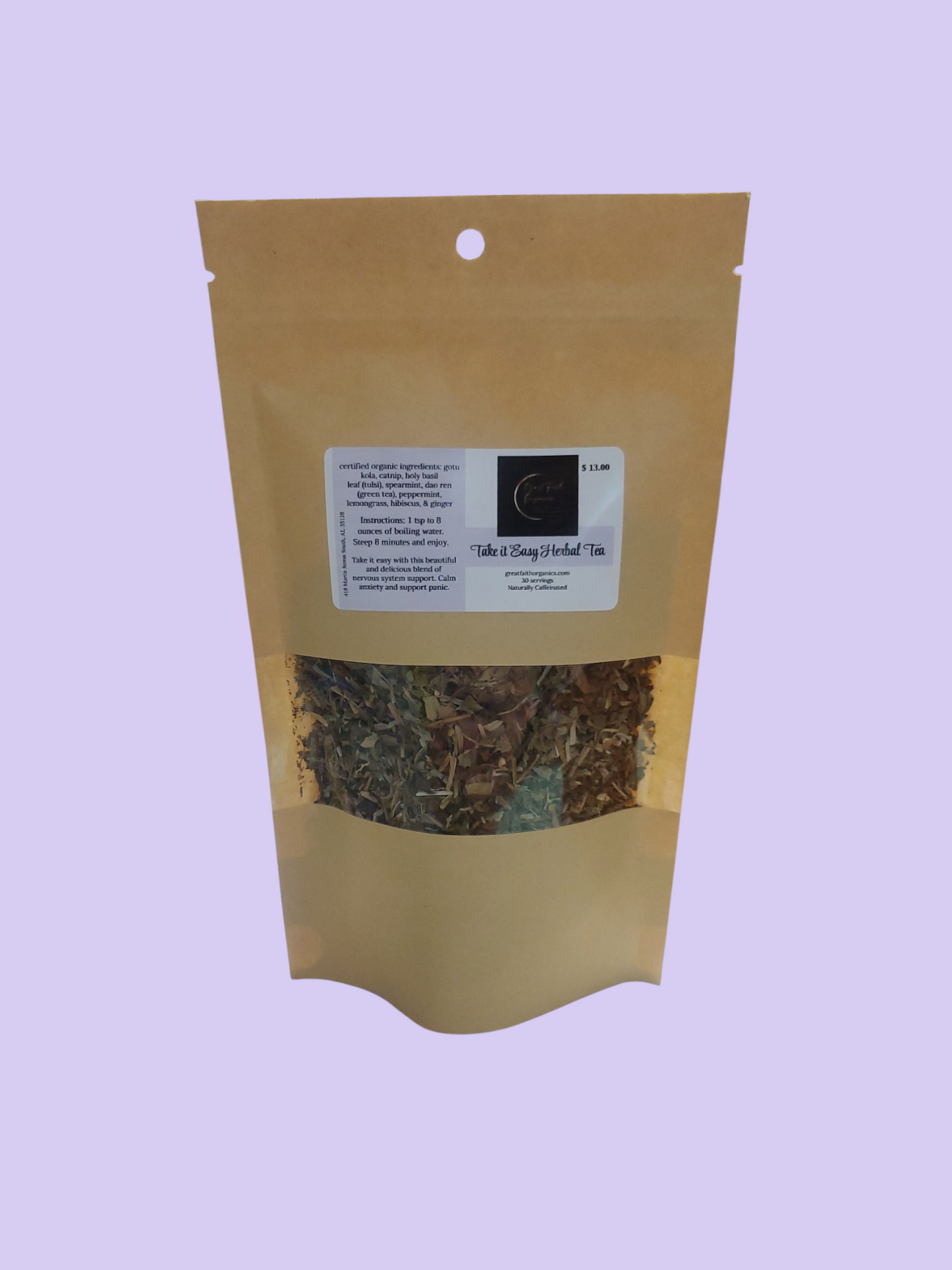 Take it Easy Nervous System Support Tea