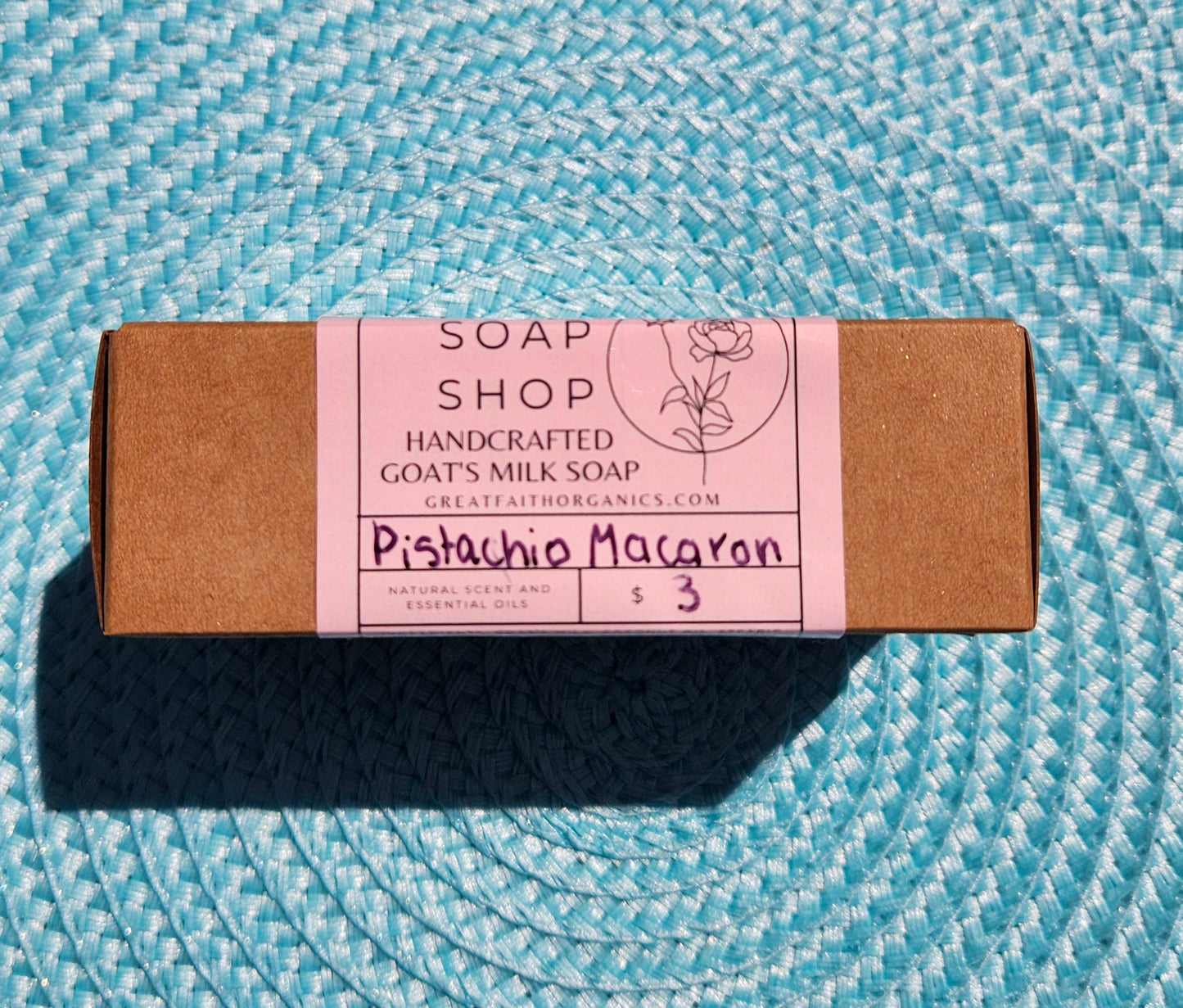 Pistachio Macaron Soap Box