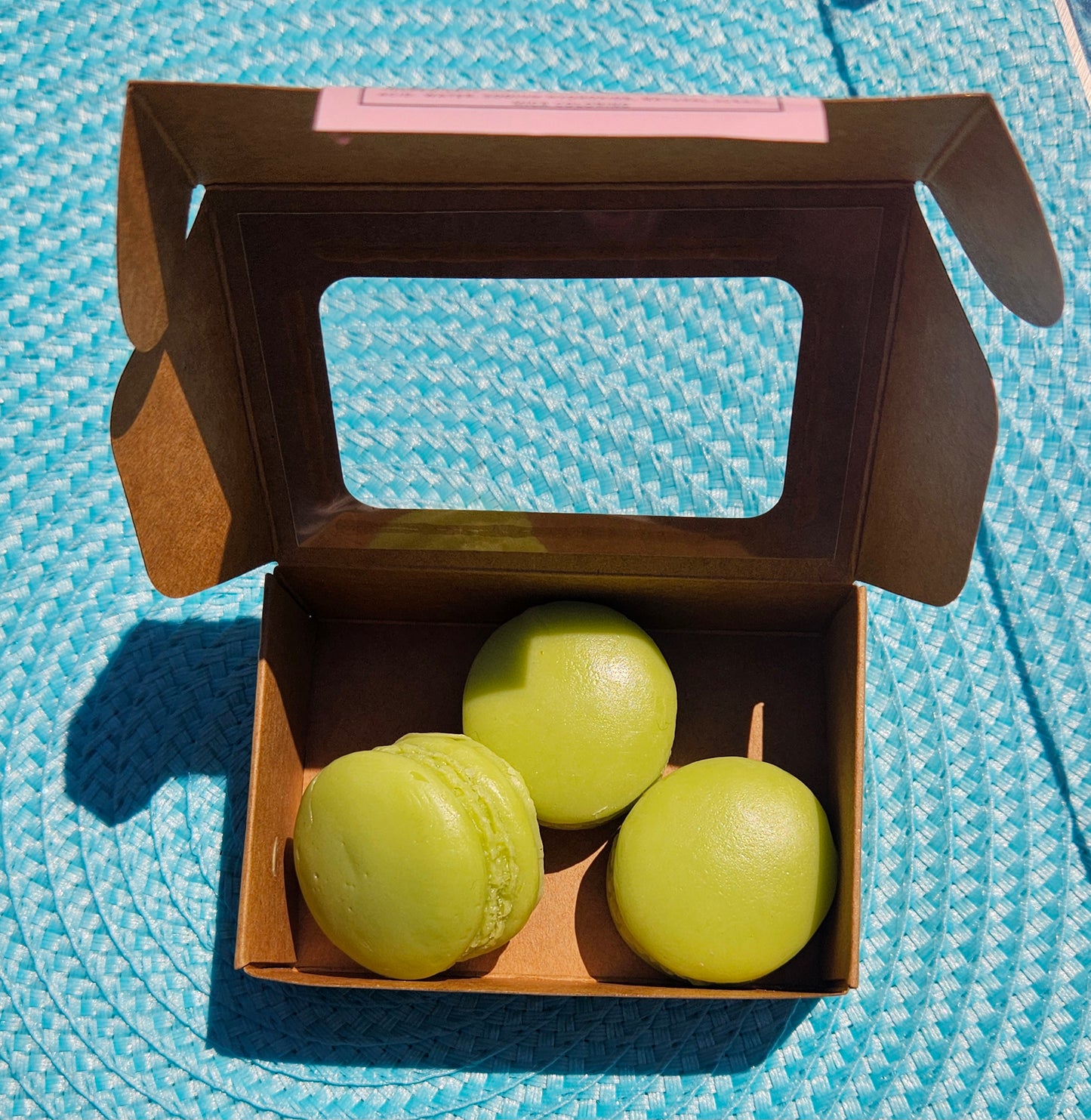Pistachio Macaron Soap Box