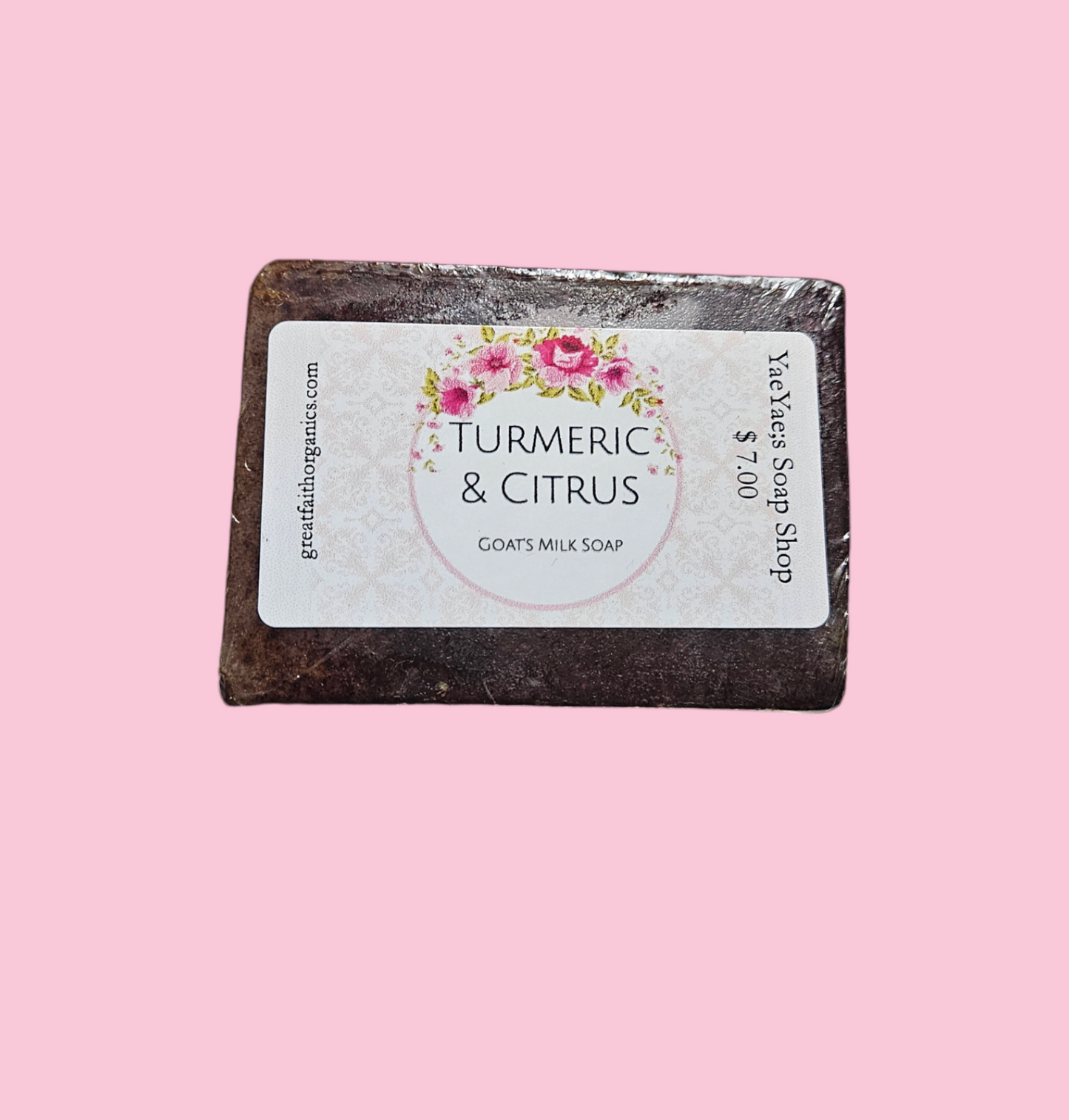 Turmeric & Herbal Infused Goat's Milk Soap 🧼