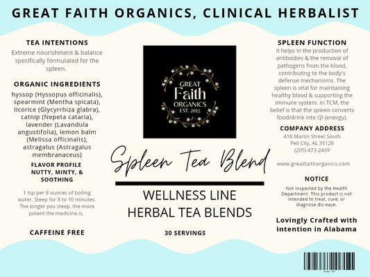 Spleen Tea Wellness Line Blend