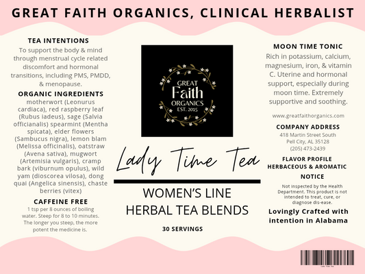 Lady Time Tea (Moon Time Tonic)