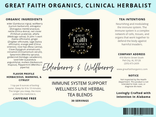 Elderberry & Wolfberry Immune System Support Tea