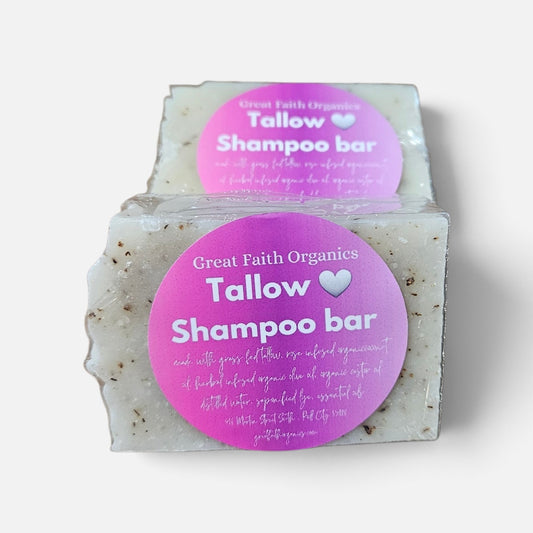 Herbal Infused Tallow Shampoo Bar