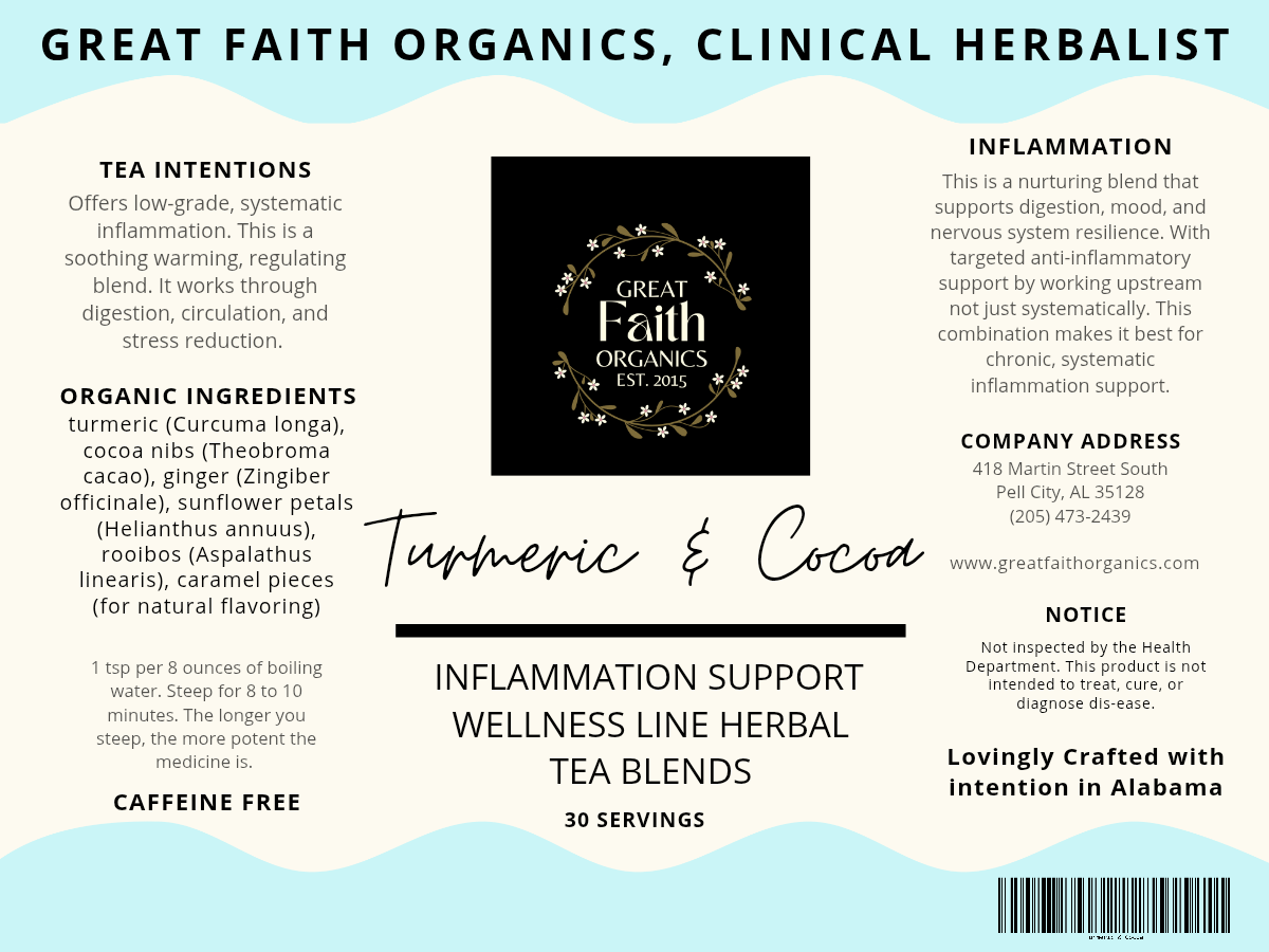 Turmeric & Cocoa Inflammation Support Tea