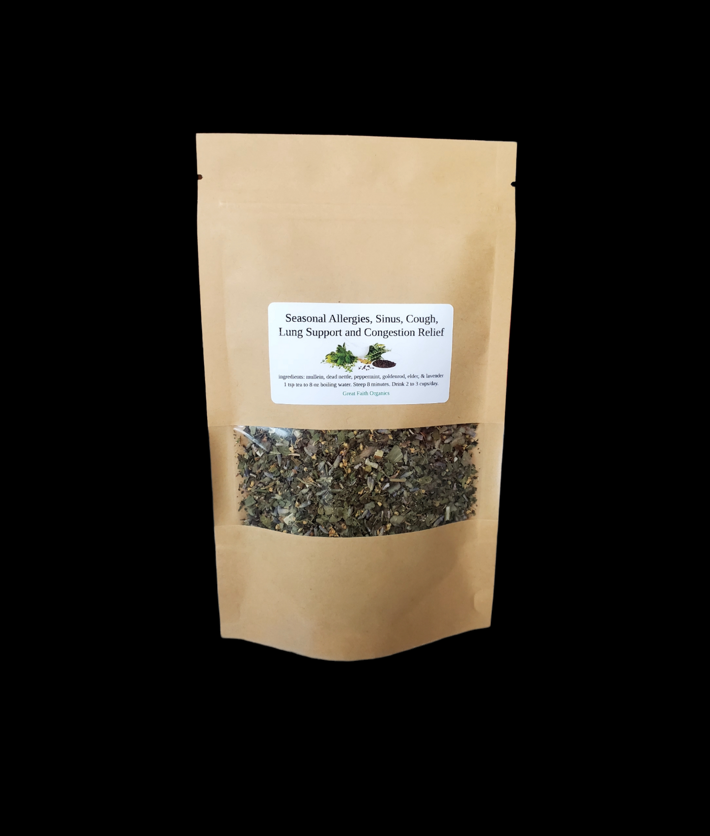 Seasonal Allergies, Sinus, Cough & Congestion Relief - Organic Tea